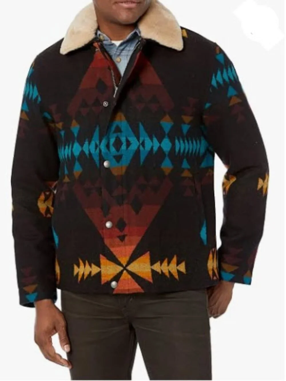 Men's Pendleton Silverton Wool Diamond Peak Coat - XL - Picture 1 of 14